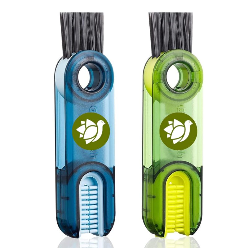 Seasons 3 in 1 Cup Lid Gap Cleaning Brush, (Pack of 2, Multicolor)
