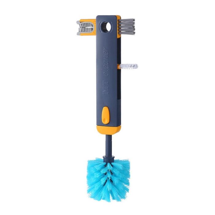 Seasons Retractable 4 in 1 Bottle Gap Cleaner Brush,Multicolor
