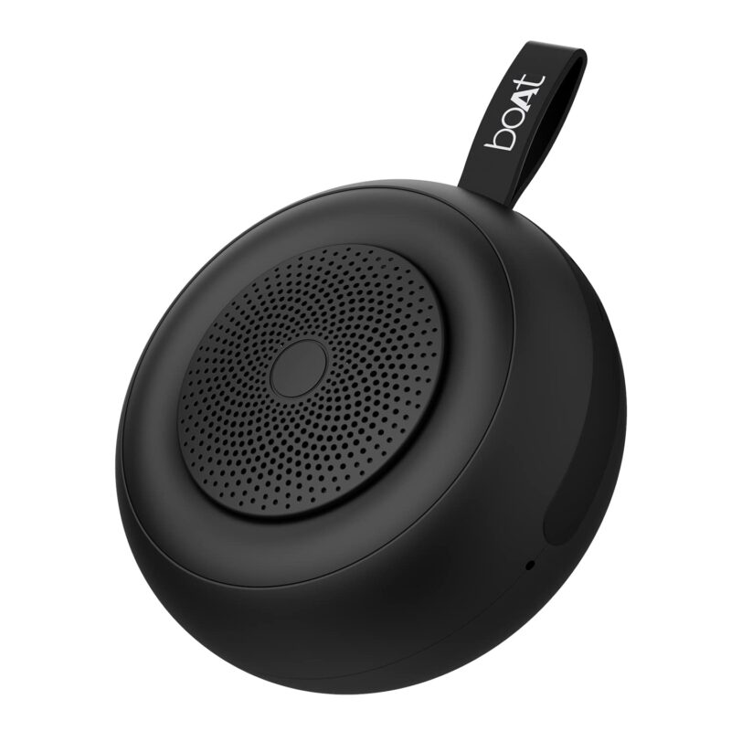 boAt Stone 135 with 5W RMS, upto 11 Hours Playback & TWS Feature 5 RMS Bluetooth Speaker  (Active Black, Mono Channel)