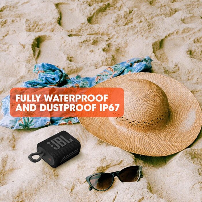 JBL GO 3 with IP67 Water and Dust Resistant 4.2 W Bluetooth Speaker?(Black, Mono Channel) - Image 3