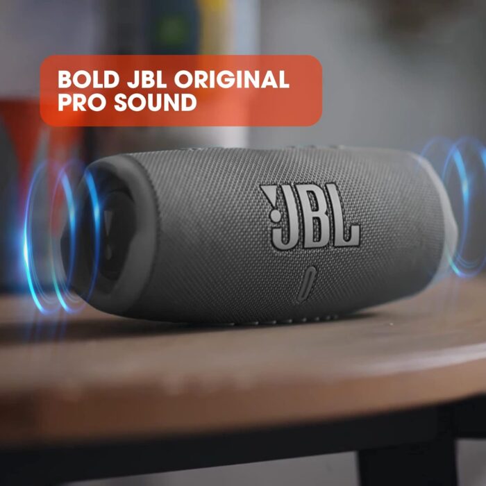 JBL Charge 5 with 20Hr Playtime,IP67 Rating,7500 mAh Powerbank, Portable 40 W Bluetooth Speaker?(Black, Stereo Channel) - Image 3