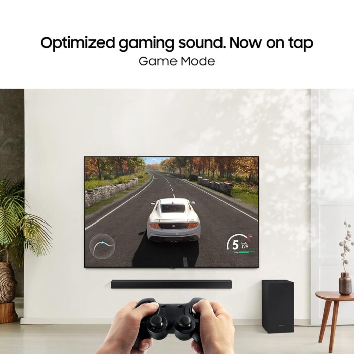 SAMSUNG HW-B55E/XL Wireless Subwoofer, Dolby 2ch & DTS Virtual X 410 W Bluetooth Soundbar?(Black, 2.1 Channel) - Image 2
