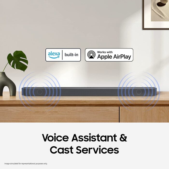 SAMSUNG HW-Q800C/XL Wireless Dolby Atmos Wi-fi, Q-Symphony Built-in Alexa 360 W Bluetooth Soundbar?(Black, 5.1.2 Channel) - Image 2