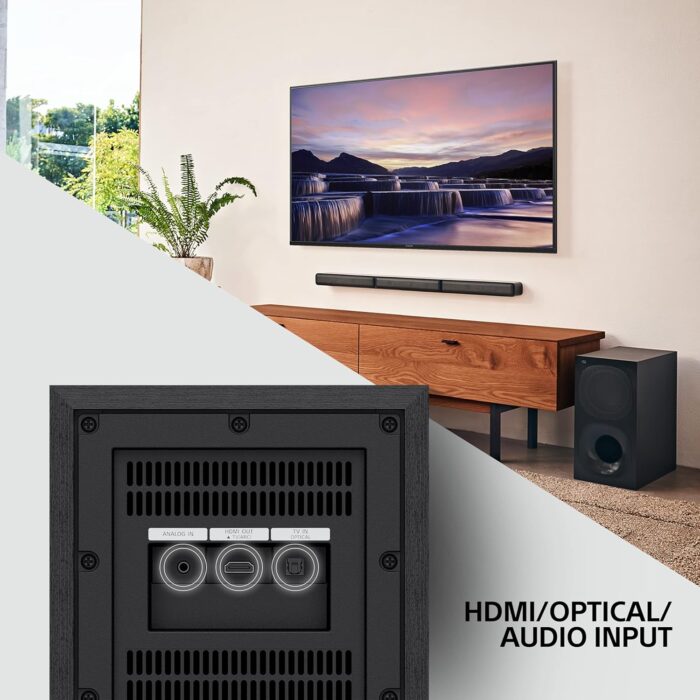 SONY HT-S40R 5.1ch Dolby Audio Home Theatre with Subwoofer & Wireless Rear Speakers 600 W Bluetooth Soundbar?(Black, 5.1 Channel) - Image 2