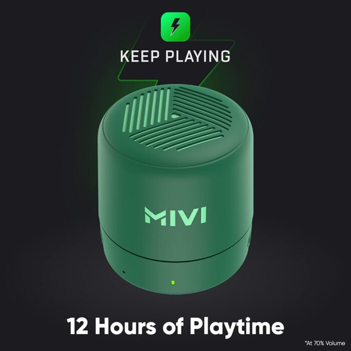 Mivi Play 5 W Portable Bluetooth Speaker?(Green, Mono Channel) - Image 2
