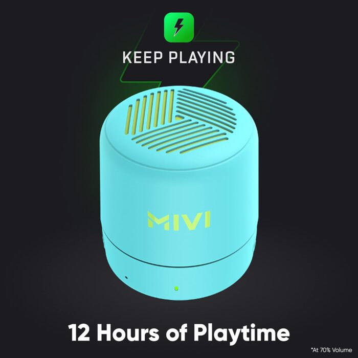 Mivi Play 5 W Portable Bluetooth Speaker?(Turquoise, Mono Channel) - Image 2