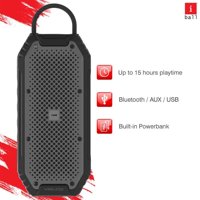 iball Musi Rock 16 W Bluetooth Speaker?(Black, Stereo Channel) - Image 2