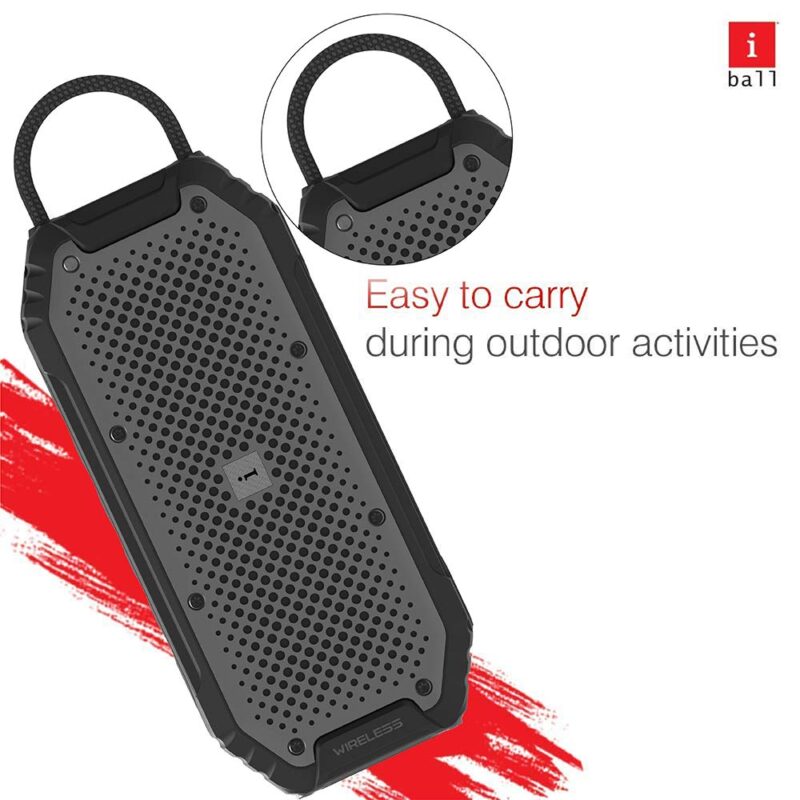 iball Musi Rock 16 W Bluetooth Speaker?(Black, Stereo Channel)
