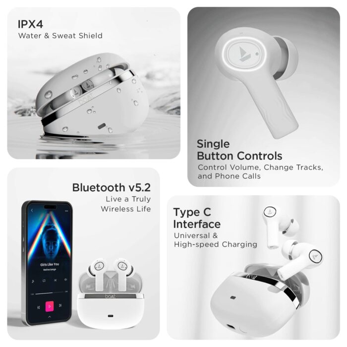 boAt Nirvana Ion TWS Earbuds with 120 HRS Playback(24hrs/Charge), Crystal Bionic Sound with Dual EQ Modes - Image 2