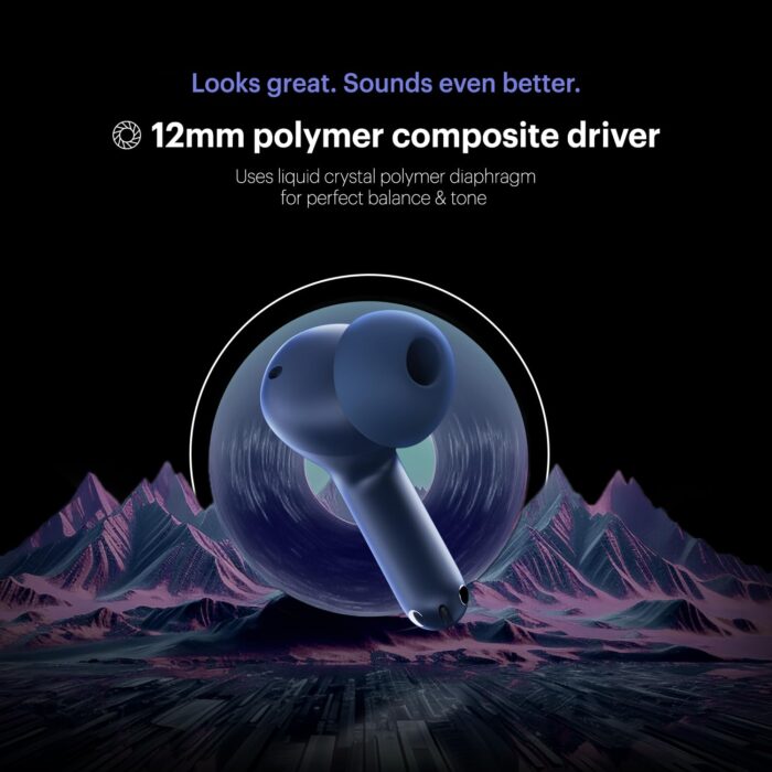 Noise Aura Buds with Quad Mic Bluetooth Headset??(Aura Blue, True Wireless) - Image 4
