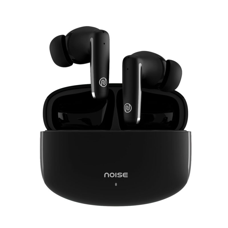 Noise Buds Venus with ANC (30dB), 40 Hours Playtime, and ENC with Quad Mic Bluetooth Headset  (Cosmic Black, True Wireless)