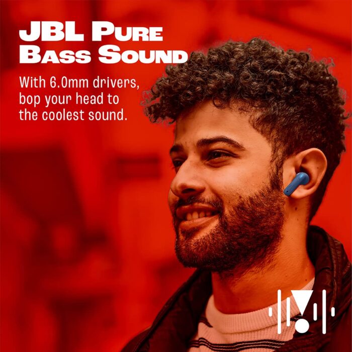JBL Tune 230NC TWS, Active Noise Cancellation, 40Hr Playtime, JBL App & Speed Charge Bluetooth Headset??(Blue, True Wireless) - Image 3