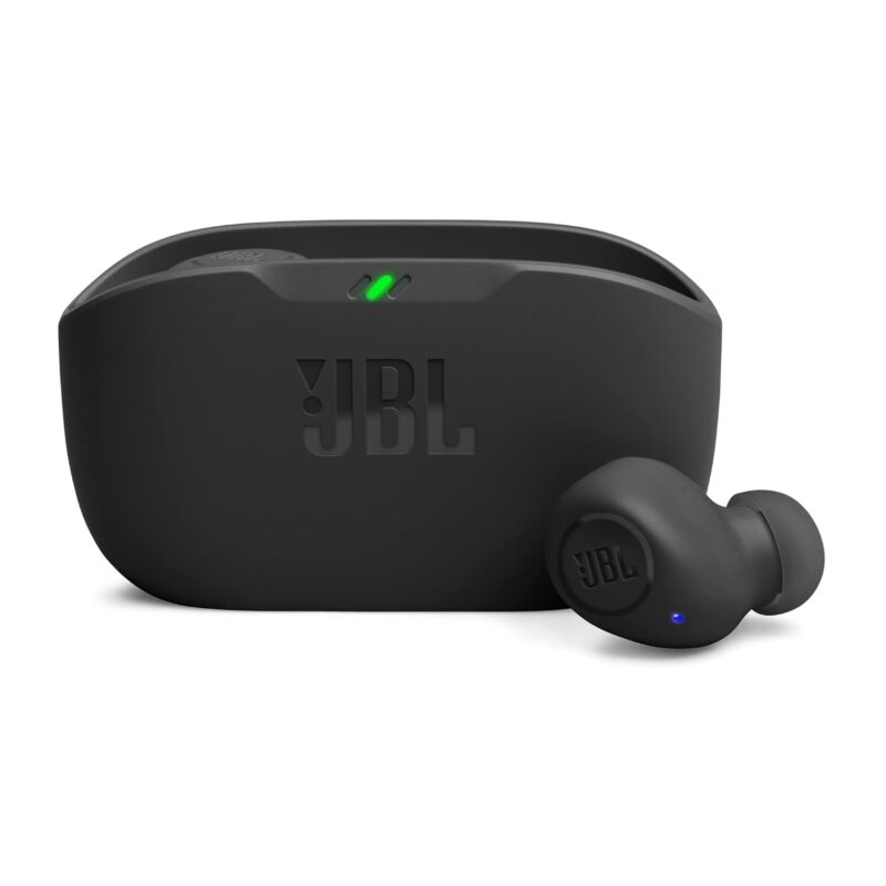 JBL Wave Buds TWS, 32Hr Playtime, IP54, Smart Ambient & TalkThru Mode, JBL App, Bluetooth Headset??(Black, In the Ear)