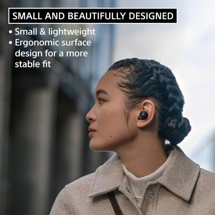 SONY WF-1000XM5 The Best Noise Cancelling, Multi-Point,Upto 36Hrs Battery Bluetooth Headset??(Black, True Wireless) - Image 3