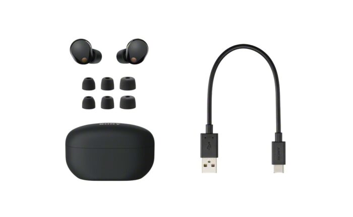 SONY WF-1000XM5 The Best Noise Cancelling, Multi-Point,Upto 36Hrs Battery Bluetooth Headset??(Black, True Wireless) - Image 2