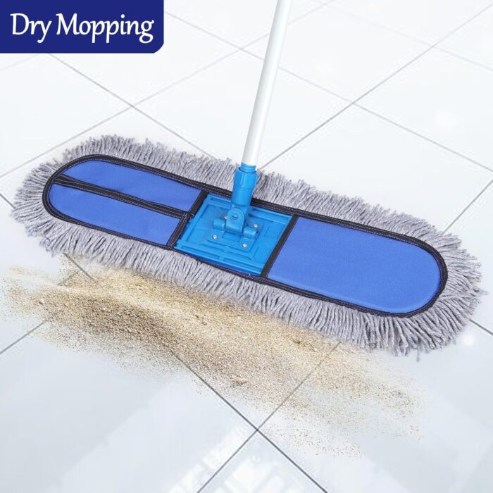 Seasons Wet and Dry Cotton Pad Floor Mop, Multicolor - Image 2