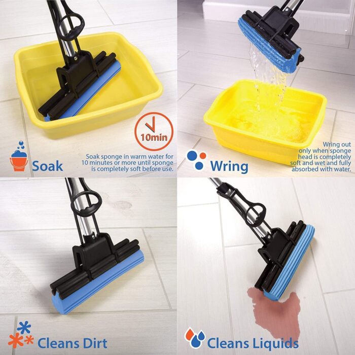 Seasons Floor Cleaning Squeeze Mop, Multicolor - Image 3