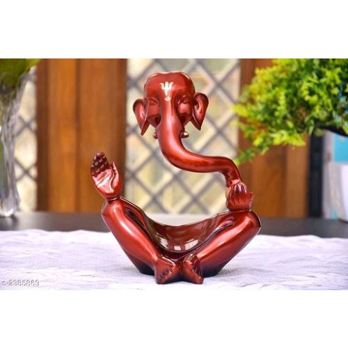 Stylish Ganesha Resin & Marble Dust Home D?or