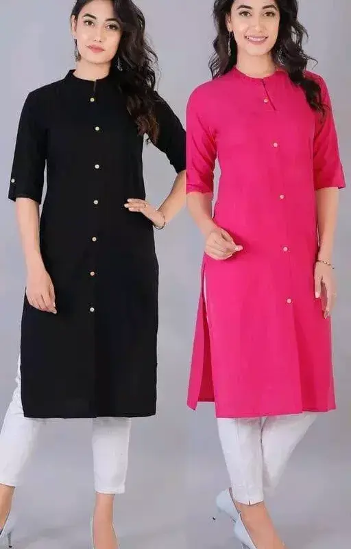 Cotton Slub Kurti For Women Combo Pack