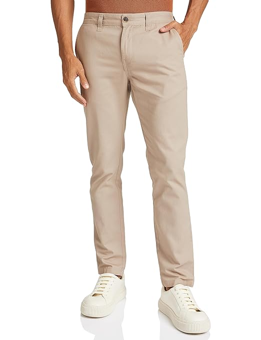 Men Casual Cotton Fawn Pants