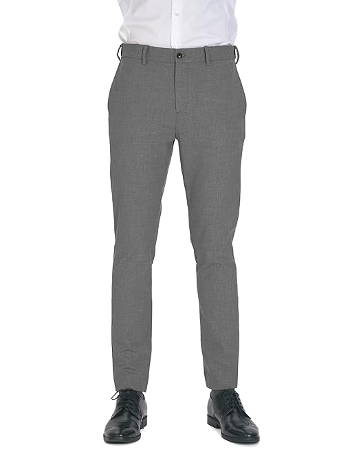 Men Stylish Slim Fit Light Grey Pants