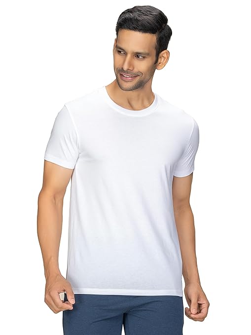 Men Regular Fit White T-Shirt