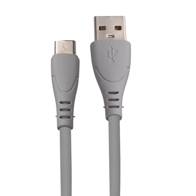 Zebronics USB Type C Cable 2.4 A 1.2 m PVC ZEB-UT240??(Compatible with Mobile, Grey)