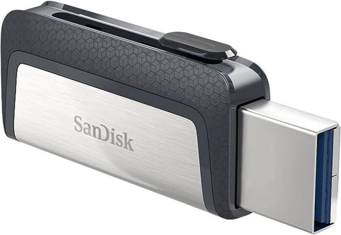 SanDisk SDDDC2-128G-I35 128 GB OTG Drive??(Silver, Black, Type A to Type C) - Image 2