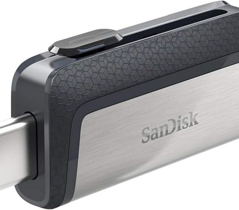 SanDisk SDDDC2-128G-I35 128 GB OTG Drive??(Silver, Black, Type A to Type C)