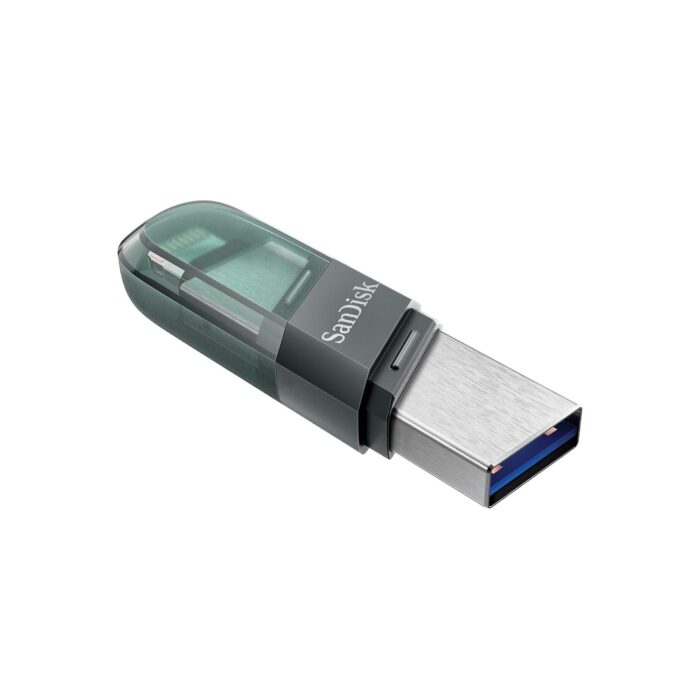SanDisk iXpand Flash Drive Flip 128 GB OTG Drive??(Silver, Type A to Lightning) - Image 2