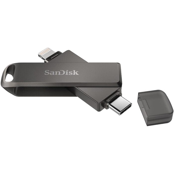 SanDisk iXpand, SDIX70N-064G-GN6NN, Type C, iPhone, iPad, Mac 64 GB Pen Drive??(Black) - Image 2