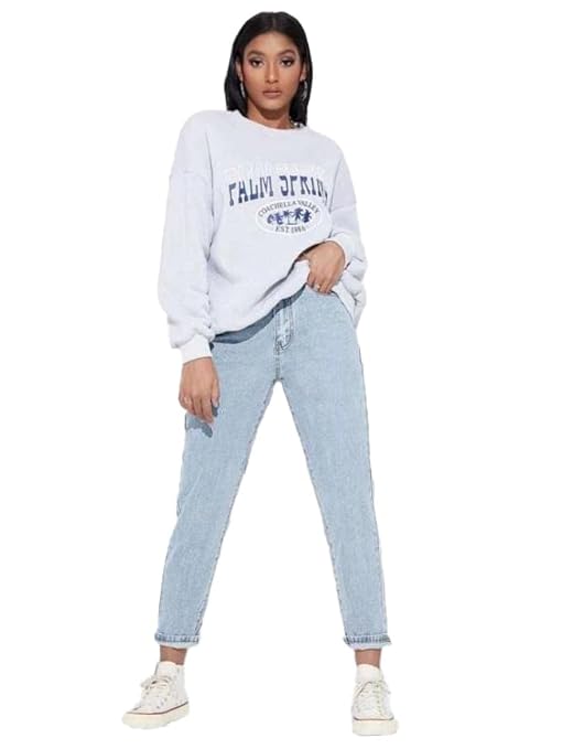 Women High Rise Blue Jeans