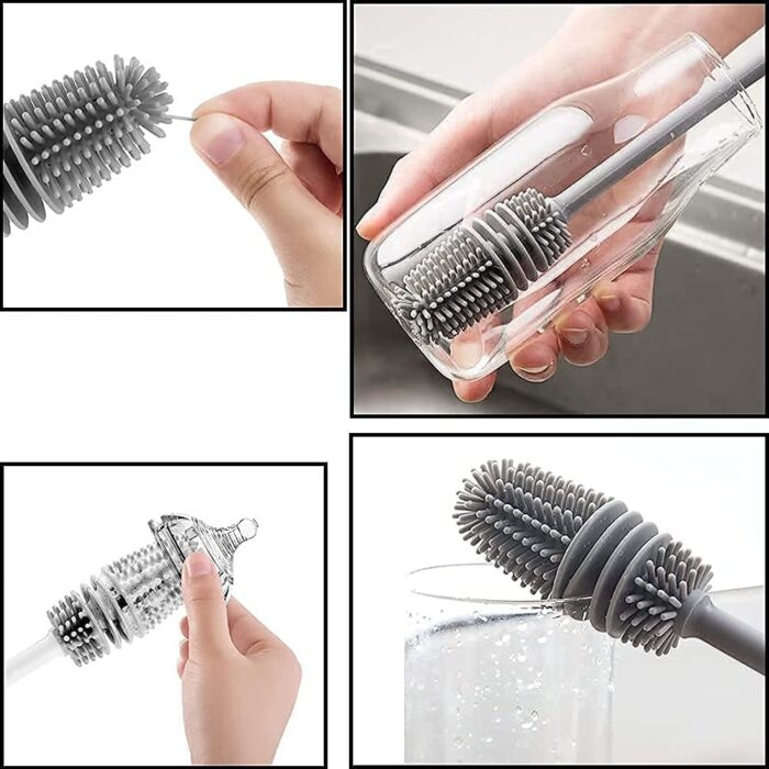 Seasons Extra Long Bottle Cleaning Brush Cleaner for Washing Narrow Neck Beer, Wine, Brewing Bottles, Hummingbird Feeder. - Image 2