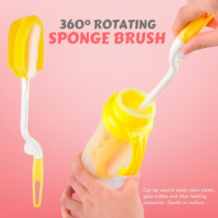 Seasons Bottle Nipple and Straw Cleaning Kit, Multi Color Feeding Bottle Cleaner Brush (Cleaning Brush Kit) (4 in 1 Kit) - Image 3