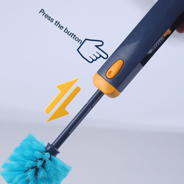 Seasons Retractable 4 in 1 Bottle Gap Cleaner Brush Multifunctional Nylon Wet and Dry Brush??(Multicolor) - Image 3